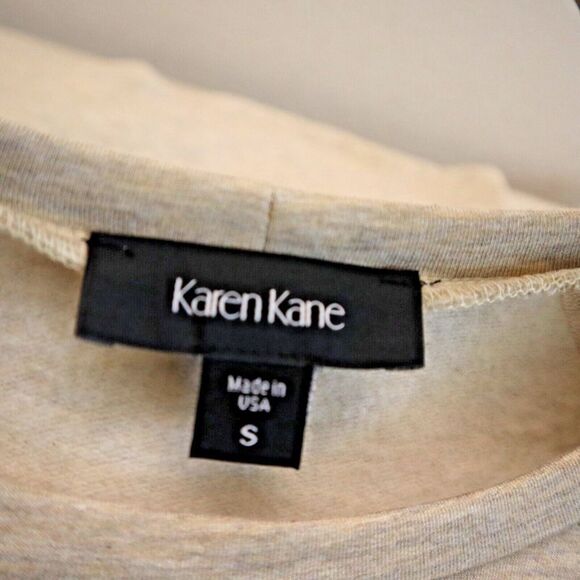 Karen Kane 3L24152 Women's Sz Small Beige Rustic Charm Embellished Star Top $128 - Picture 6 of 9